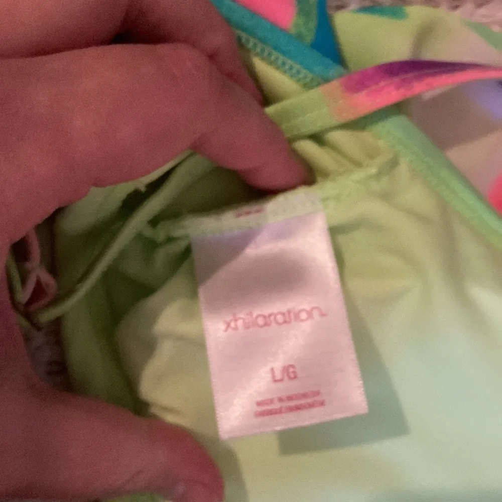 Xhilaration multicolored ruffle